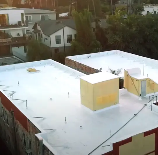 commercial rooftop project in Medford, OR from another angle